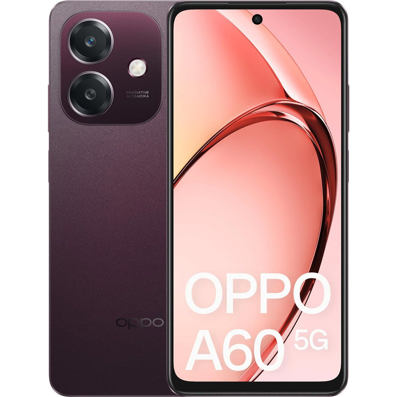 OPPO A60 128GB 6GB RAM 5G Phone -Nebula Red