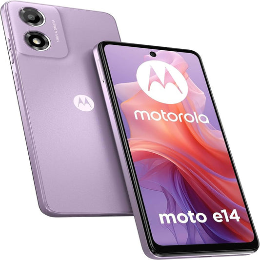 Moto E14  64GB 2GB RAM 4G Phone -Pastel Purple