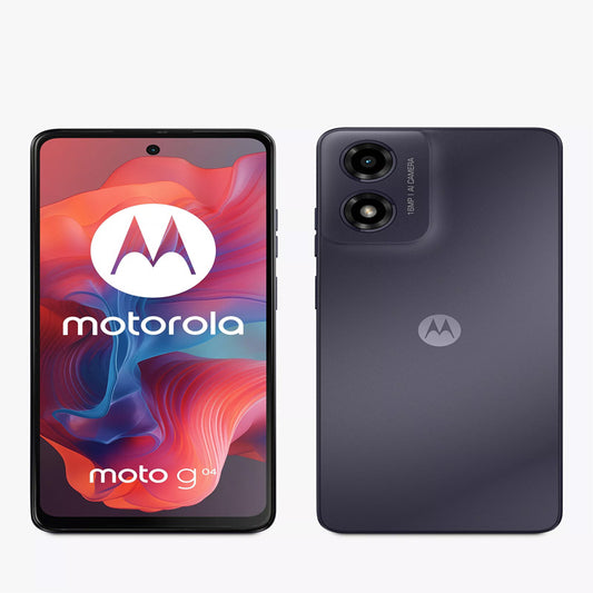 Moto G04'S 128GB 4+4GB RAM 4G Phone -Concord Black