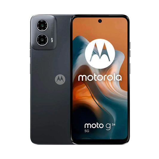 Moto G34 128GB 8+8 GB RAM 5G Phone -Charcoal Black
