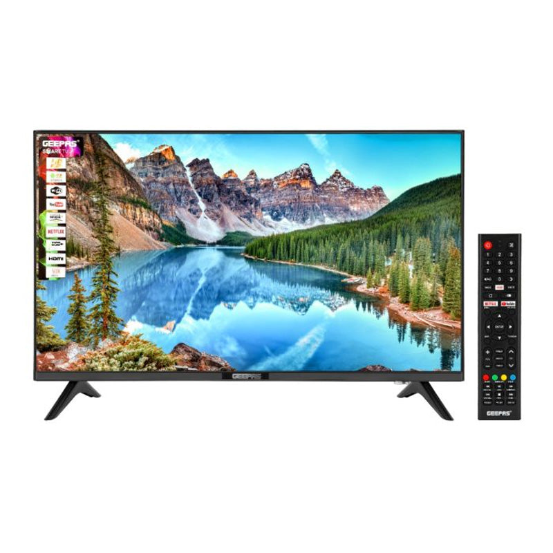 Geepas 32" Smart LED TV-Slim Led