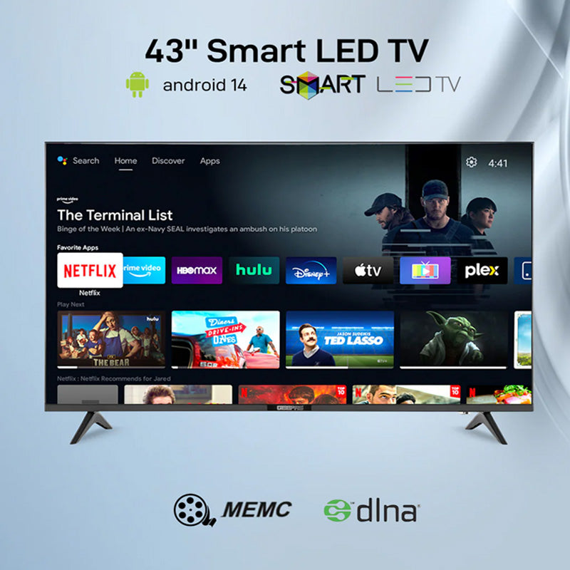 GEEPAS 43" LED Television (GLED4328SXHD)