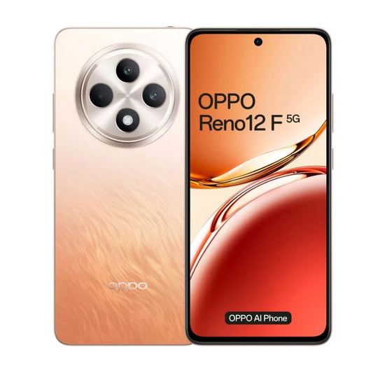OPPO Reno 12F  256GB 12GB RAM 5G Phone -Amber Orange