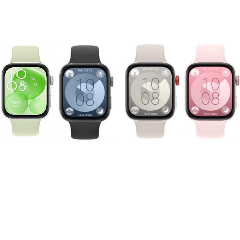 Huawei Watch Fit 3,Aluminum Body,Silicone Strap